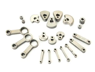 Bielas de conexão de metal em pó